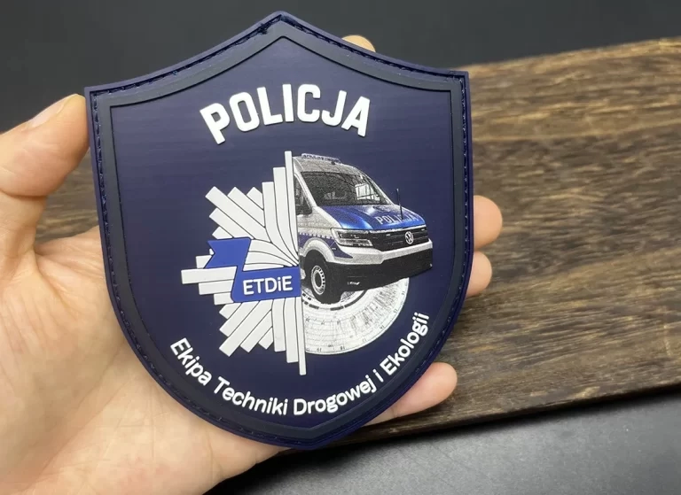 Soft Rubber Police Patch Customize