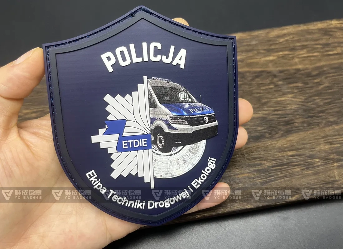 Soft Rubber Police Patch Customize